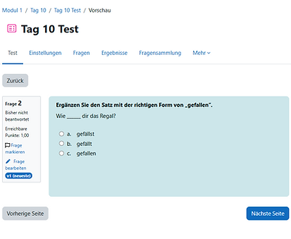 Aufgaben Video-Integrationskurs