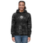 Women Lion Embroidered  Champion Tie-Dye Hoodie Driven By Darkness Heavy OverSized