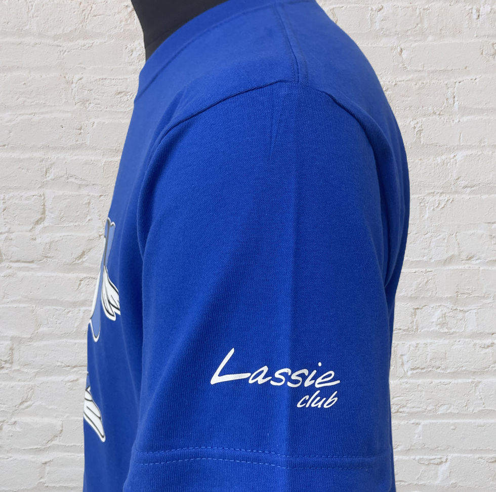 いた君Tシャツブルー
脇プリント