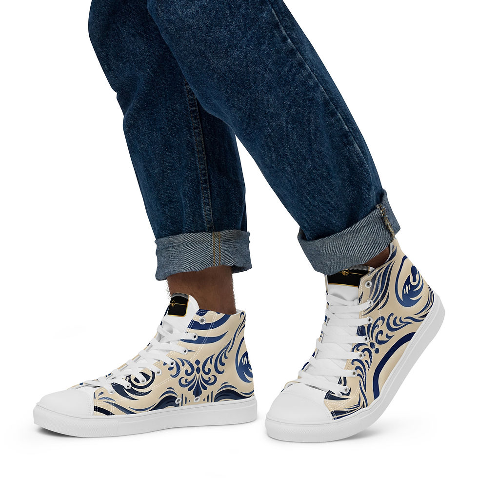 Thumbnail: Men’s high top canvas shoes