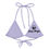Thumbnail: All-over print recycled string bikini top
