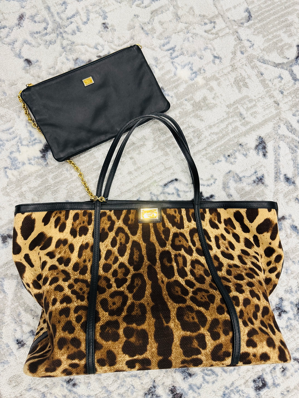 Thumbnail: Dolce & Gabbana Leopard Tote Bag 