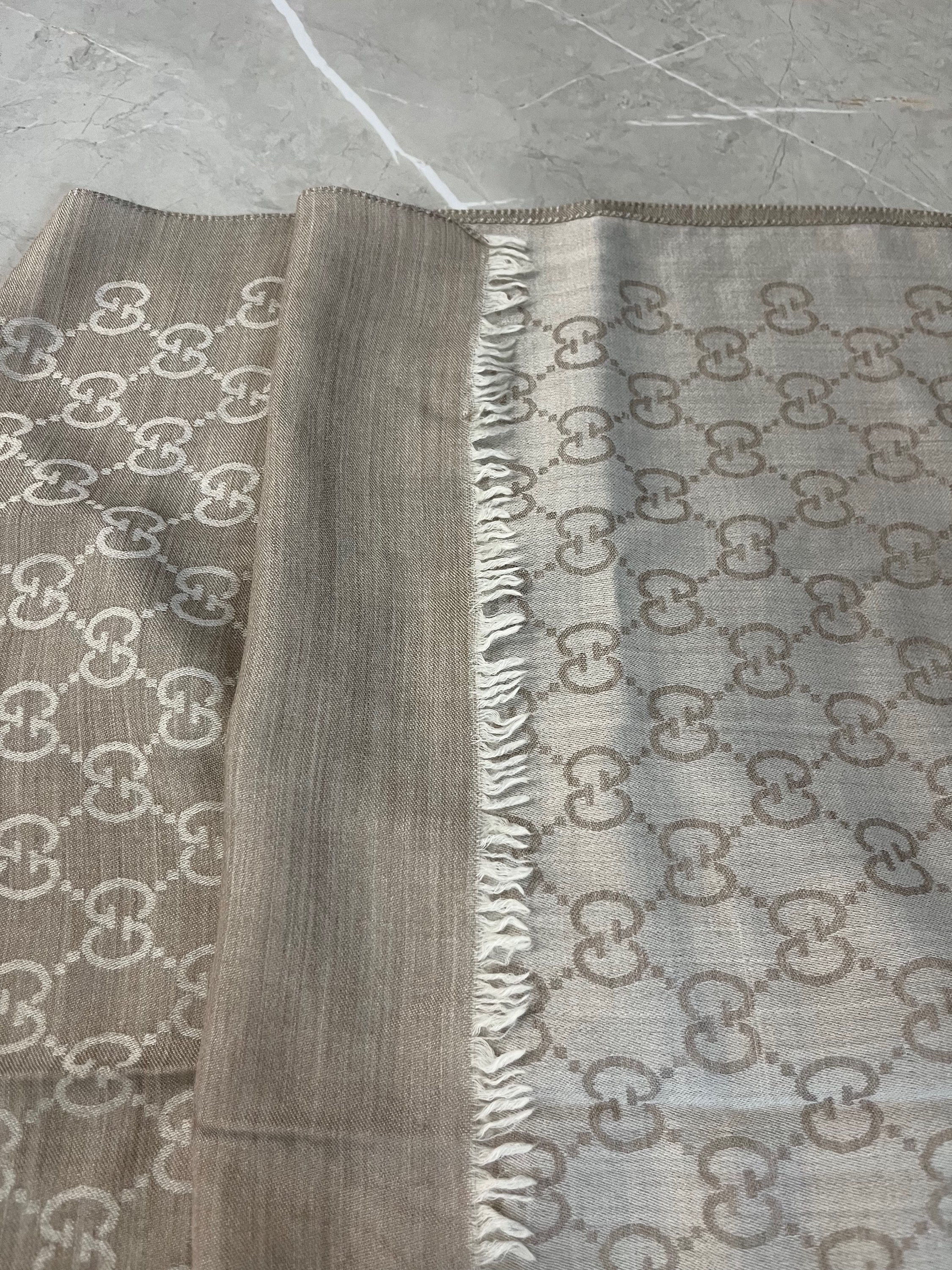 GUCCI GG Jacquard Shawl