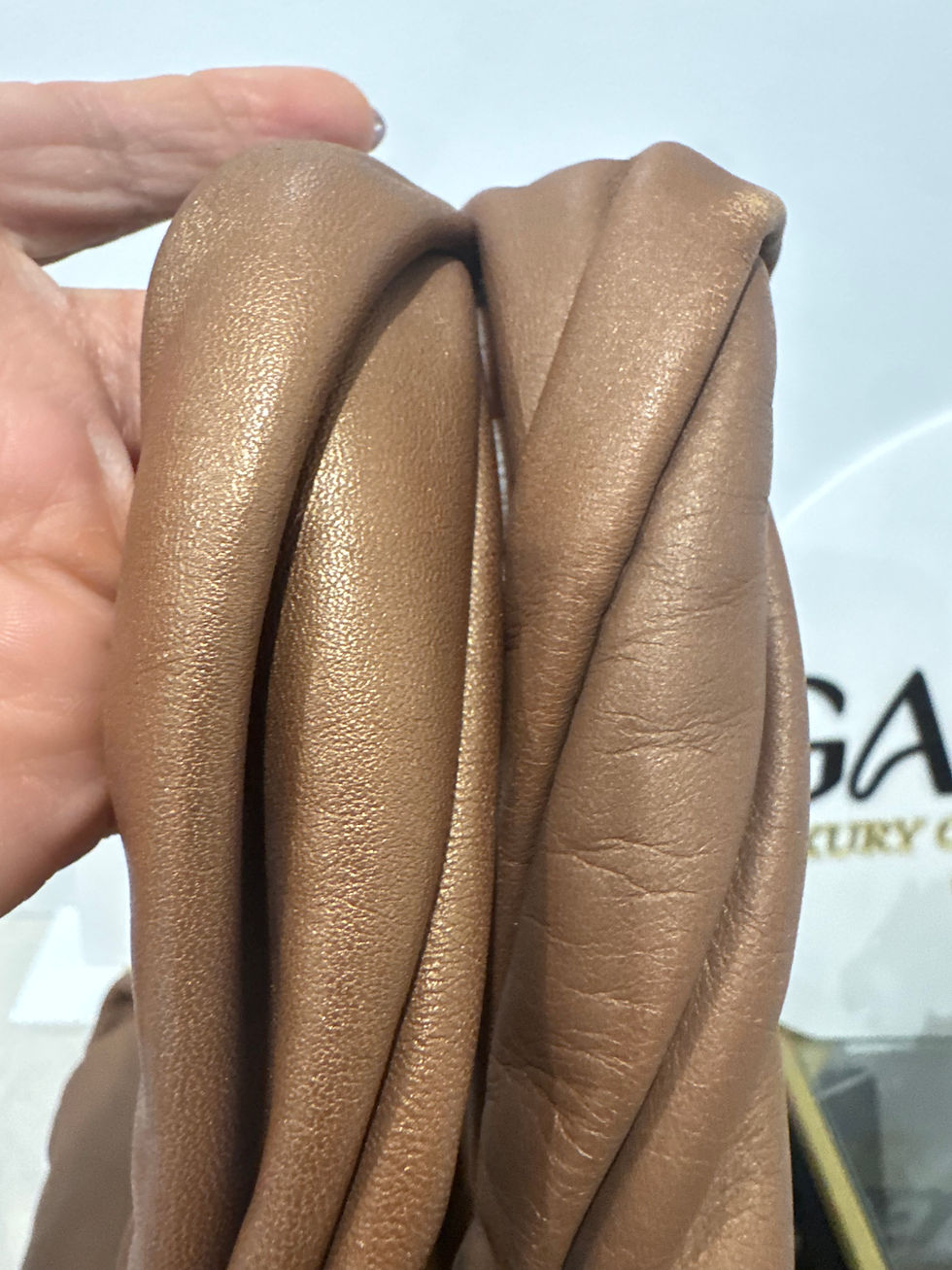 Thumbnail: Coach Leather Top Handle Bag – Tan | Timeless Elegance
