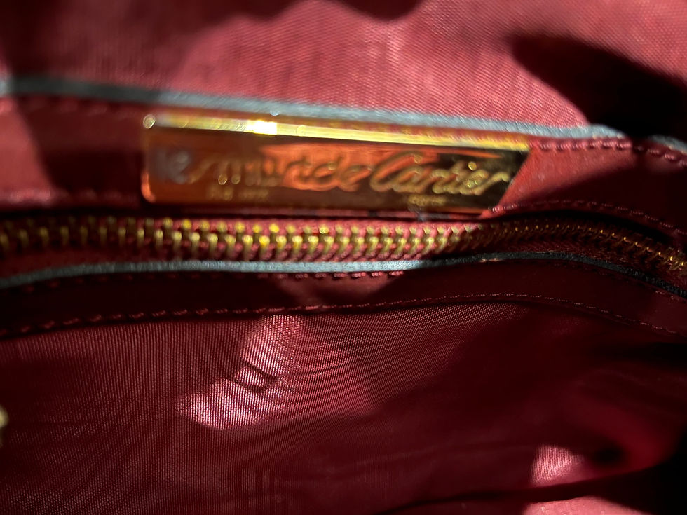Thumbnail: Cartier suede  and leather  Boston  bag 