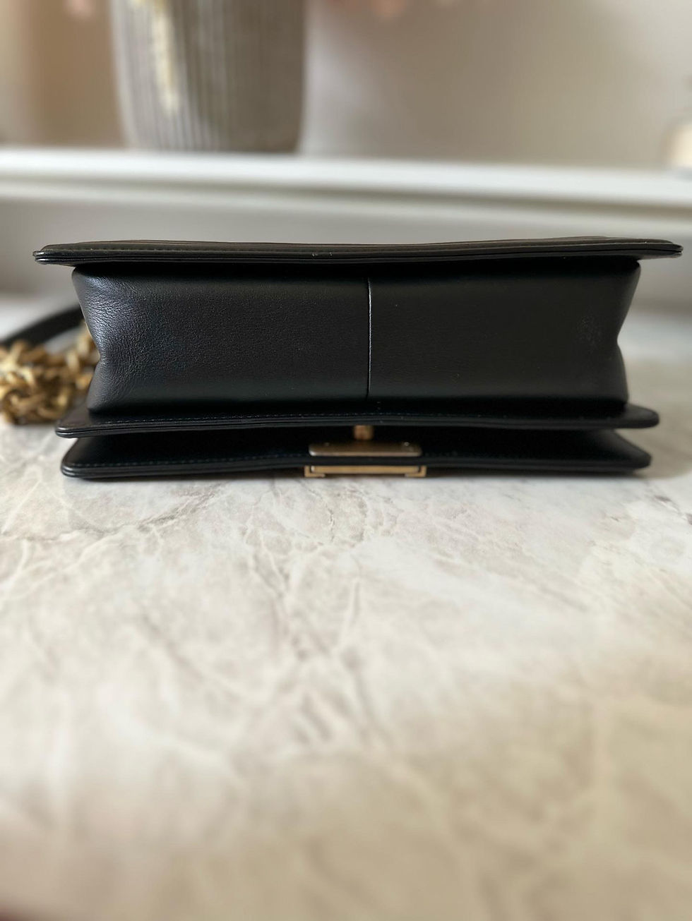 Thumbnail: CHANEL  Medium  Chevron Boy Bag 
