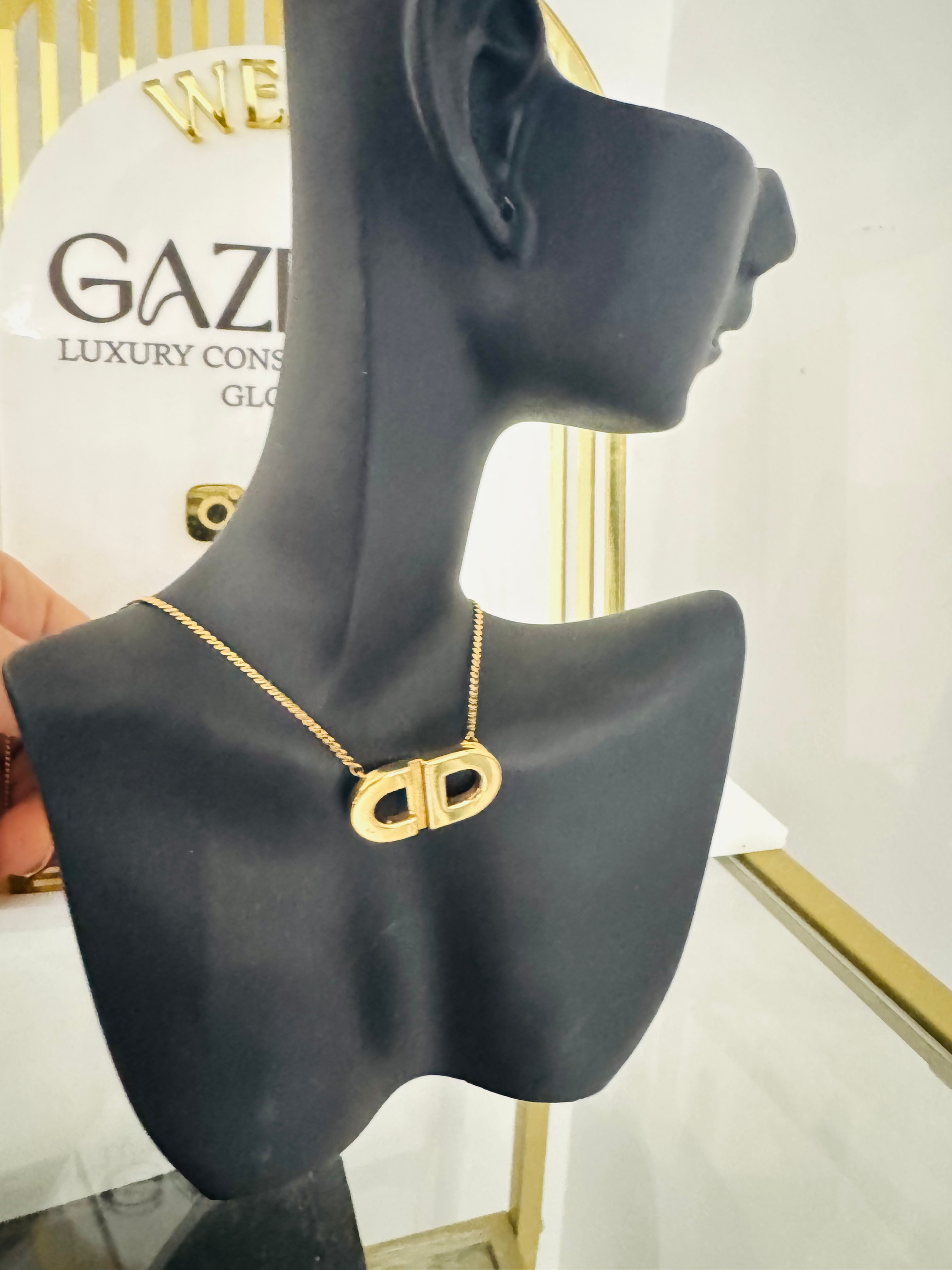 Christian Dior Gold necklace