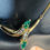 Thumbnail: Emerald Necklace 18K Gold & Diamond 