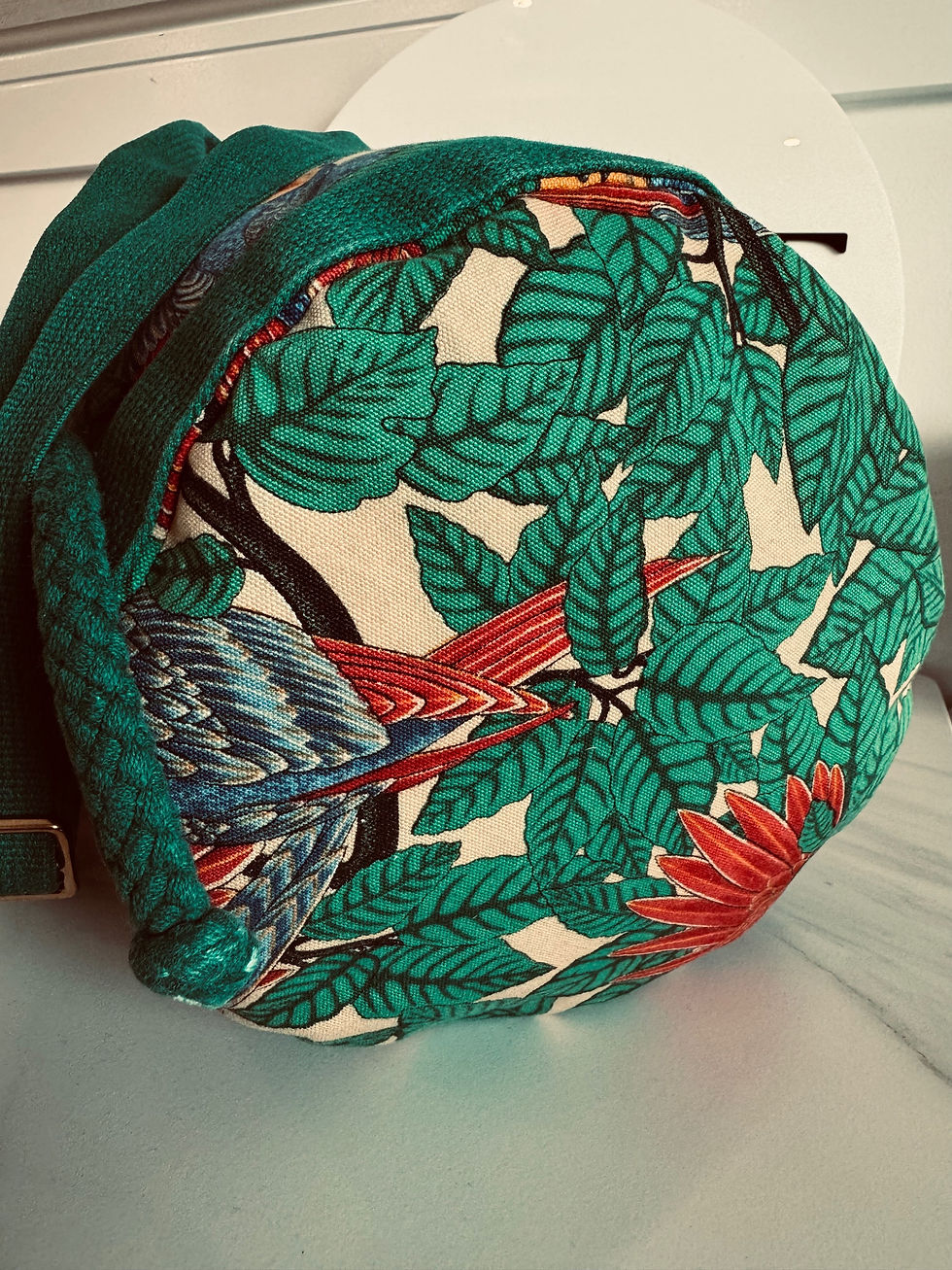 Thumbnail: Hermes Canvas Jungle Drawstring  