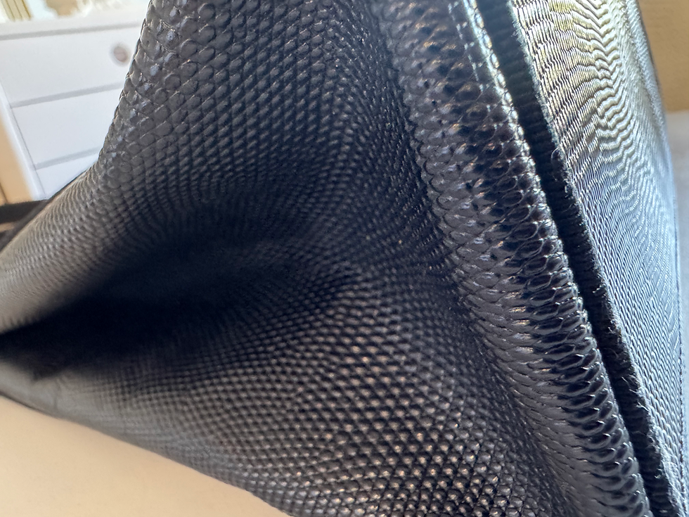 Thumbnail: Salvatore Ferragamo  Lizard Tote Vintage Bag 