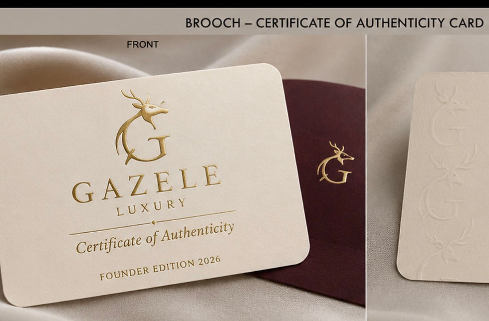 Thumbnail: Gazele Founder Brooch – Limited Founder Edition 2026 