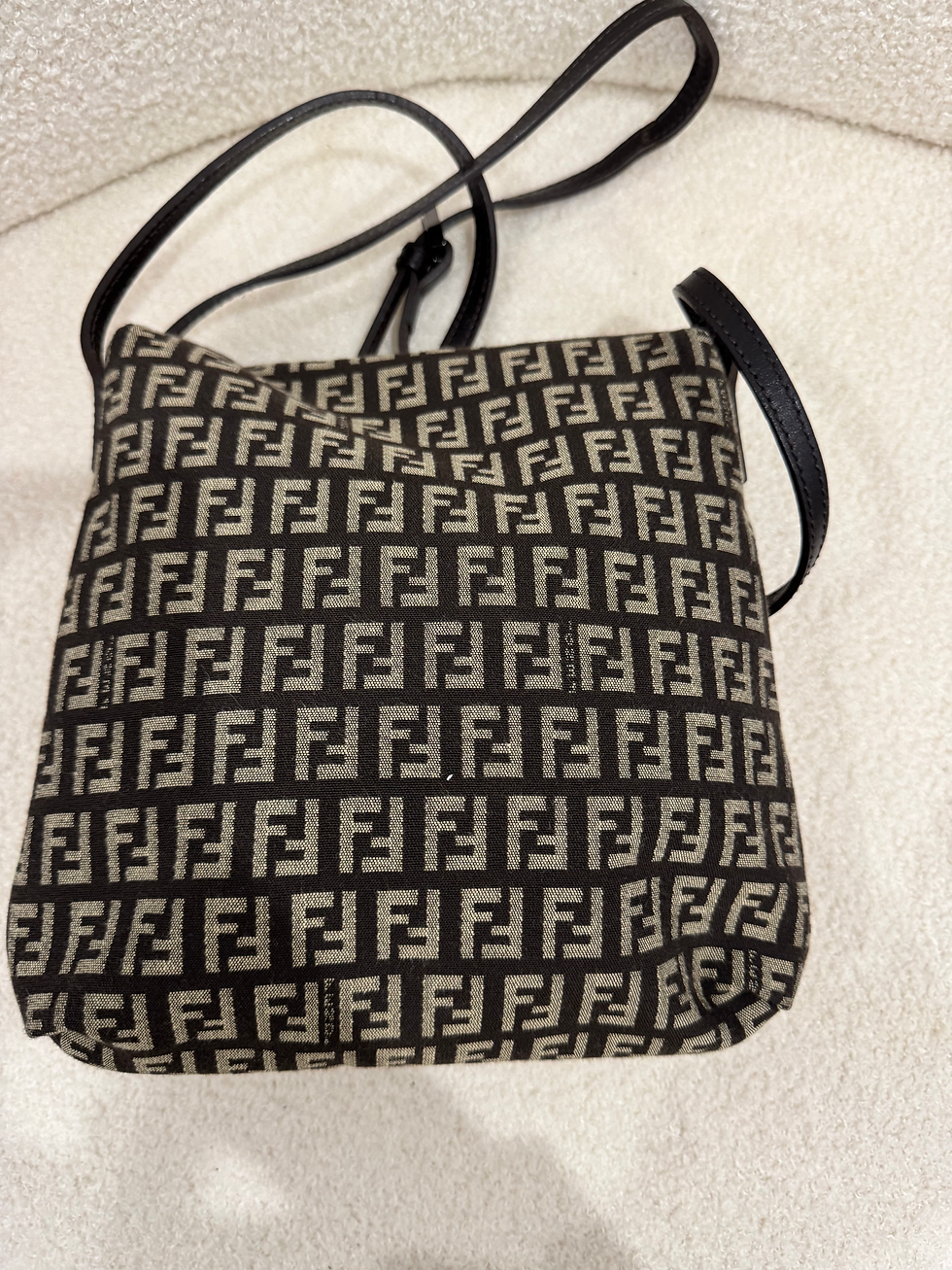 Thumbnail: Fendi zucca crossbody bag 