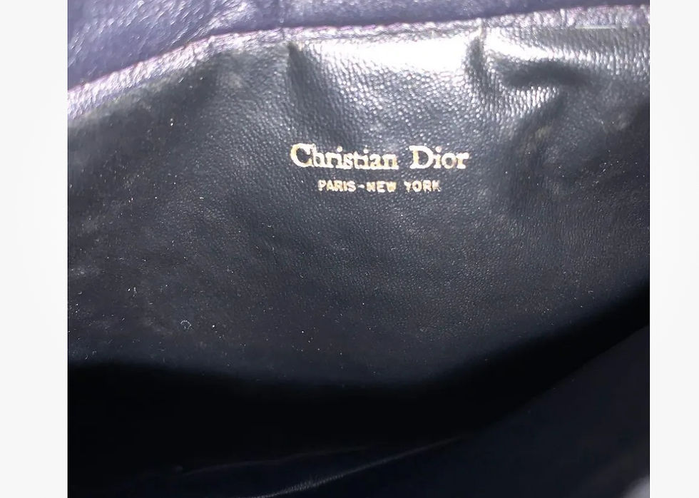 Thumbnail: Christian Dior canvas oblique vintage Pouch 