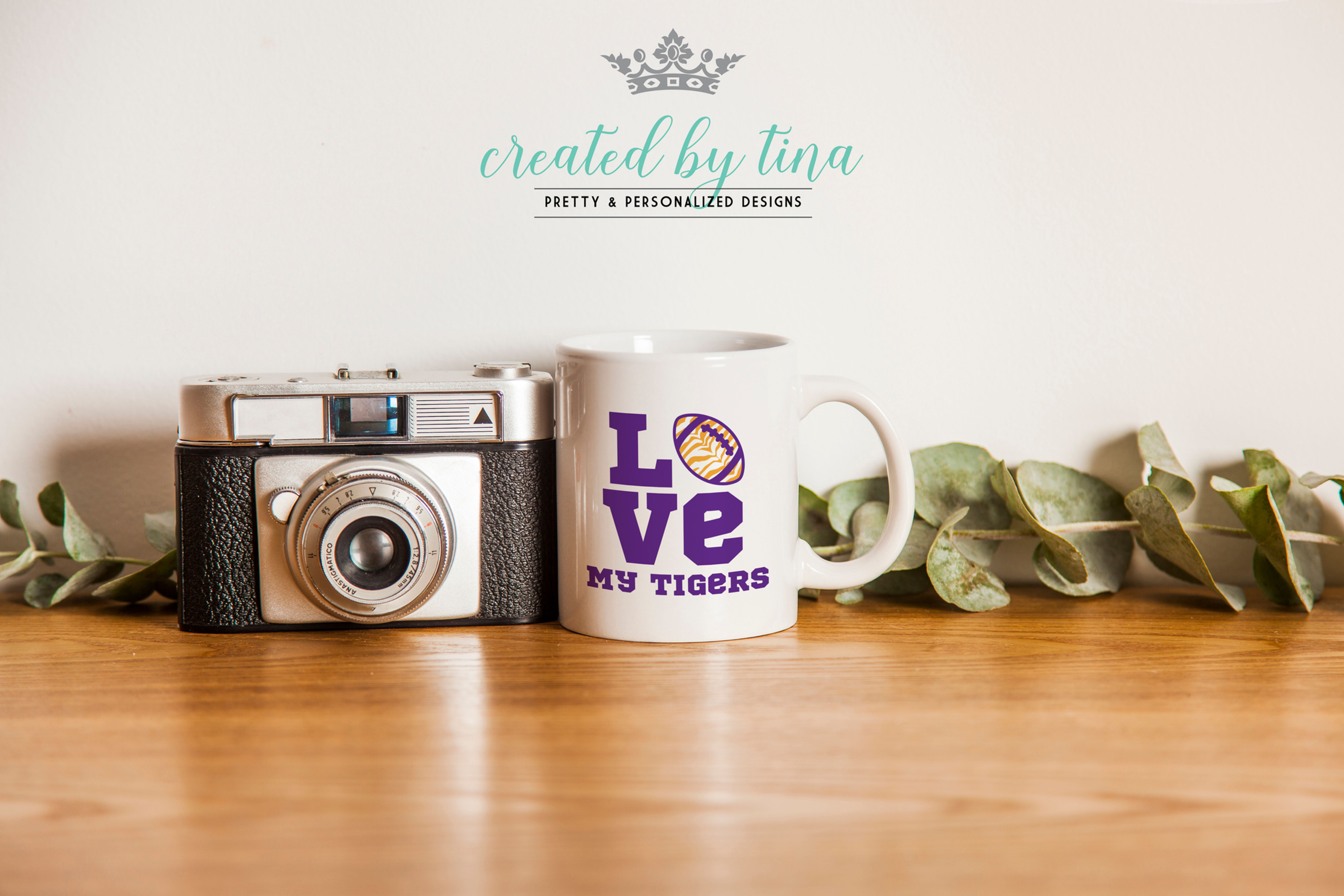 Love My Tigers Purple & Gold Mug