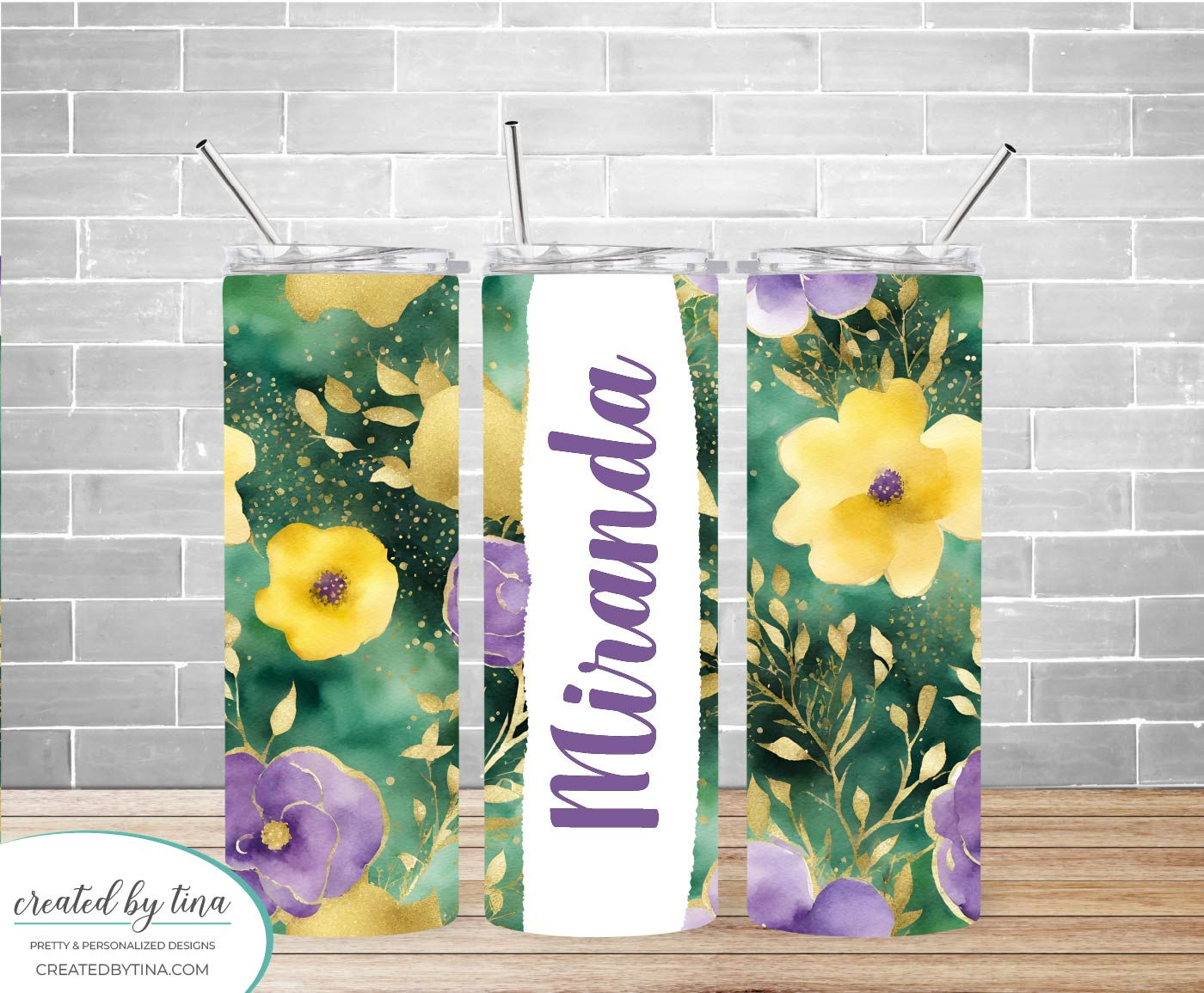 Mardi Gras 20 oz. Skinny Tumber