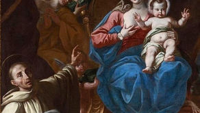 Ġieli innutajt li fl-inkwadru titulari tal-Madonna tal-Grazzja hemm qaddis li hu nofsu moħbi?