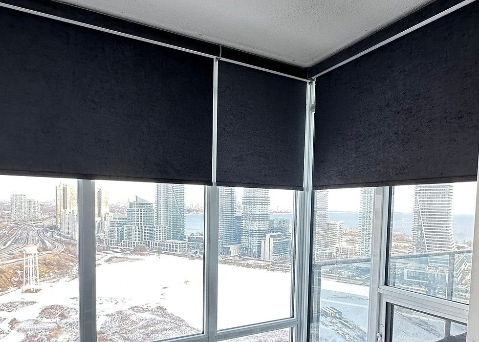 Blackout roller shade