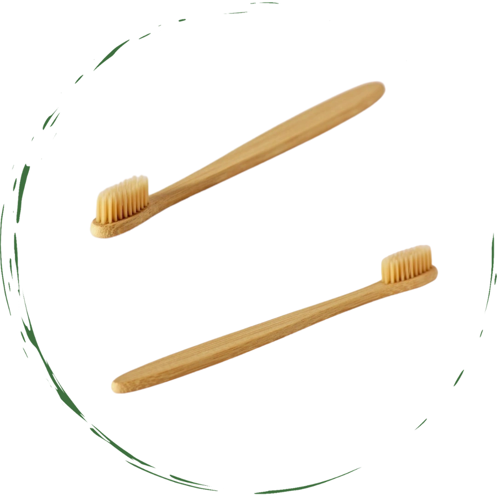 Miniatura: Bamboo Toothbrush. Soft, Eco-Friendly