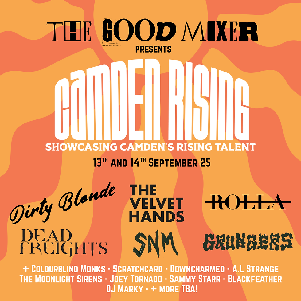 CAMDEN RISING w/ The Velvet Hands, Rolla, The Dead Frieghts, Grungers, A.L Strange