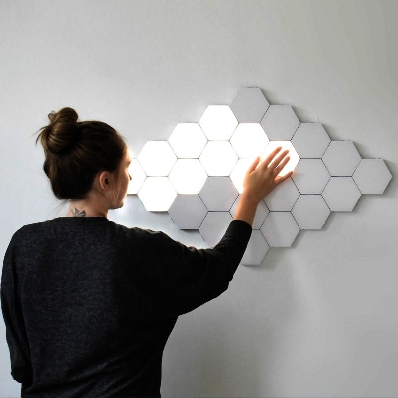 Touch Sensor Hexagon LED Light Panels