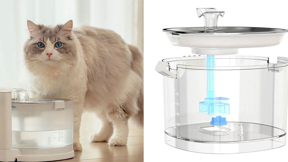 Elfin Pet Water Fountain Boasts Pumpless Design and 30-day Battery