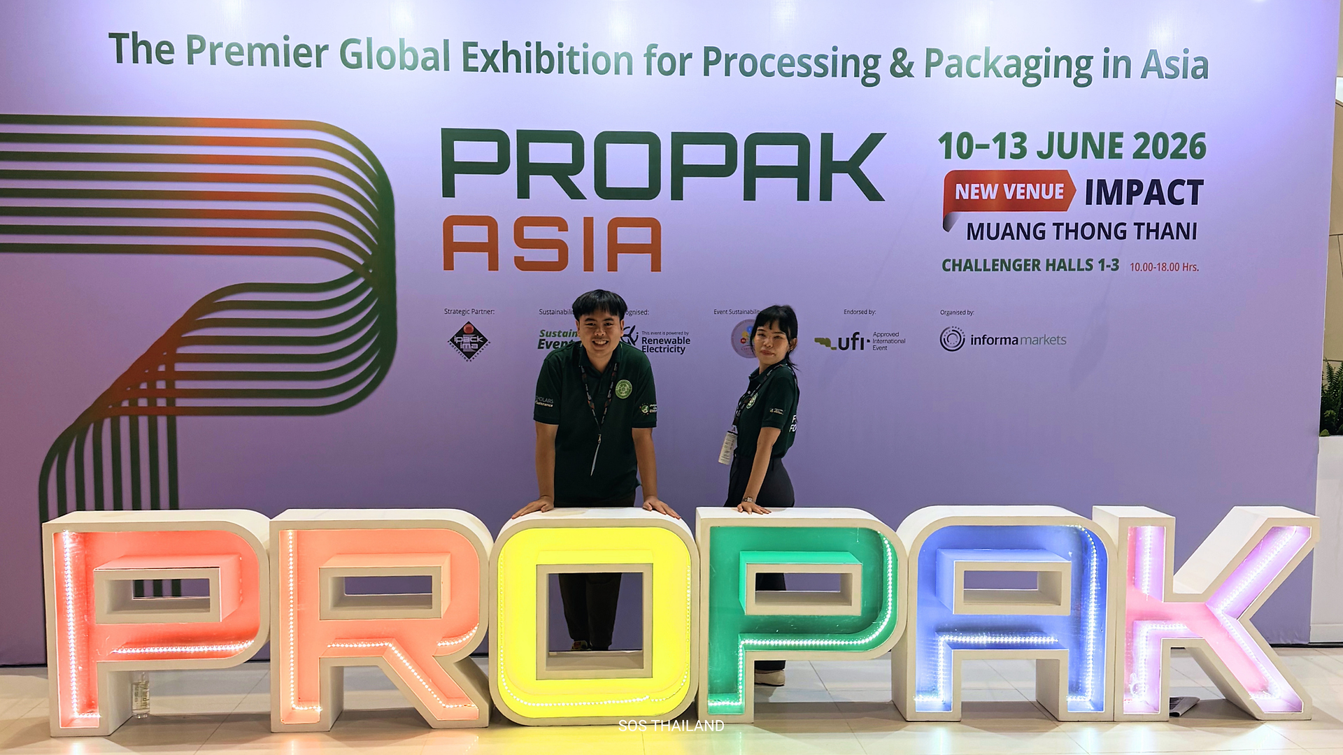 SOS Thailand team at ProPak Asia 2026