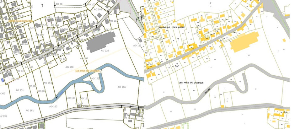 La recherche cadastral "au clic" est de nouveau fonctionnel !
