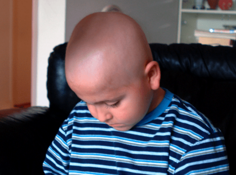 Ben at Papi’s house (my father). He has recently lost his hair...