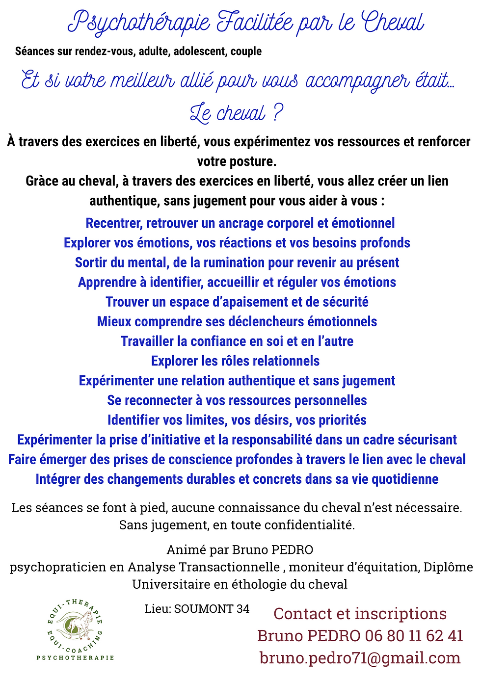 Et si votre meilleur allié était… Le cheval