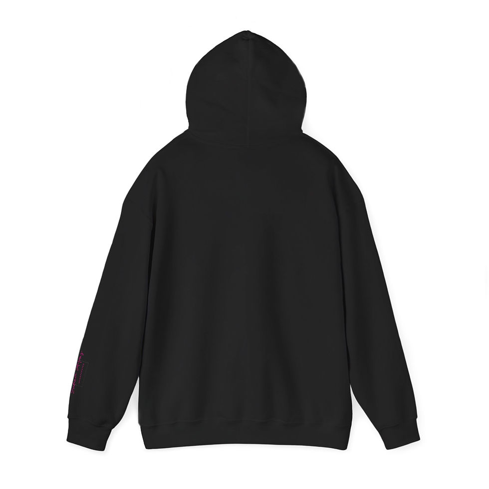 Thumbnail: Nastygram Sender Hoodie — Retro Flame Neon Pink Pullover
