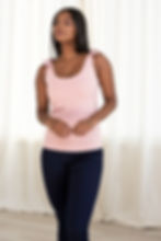 Thumbnail: organic cotton tank with shoulder ties