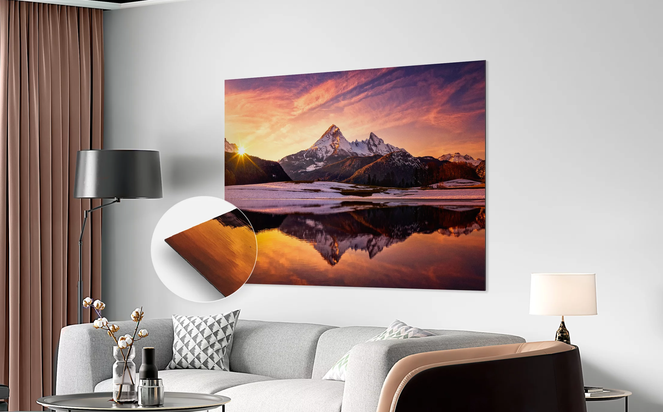 Tableau sur aluminium