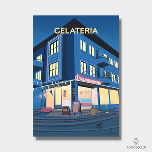Gelateria di Berna Poster by David Seav - Localspots.ch