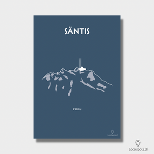Säntis Poster by David Seav - Localspots.ch