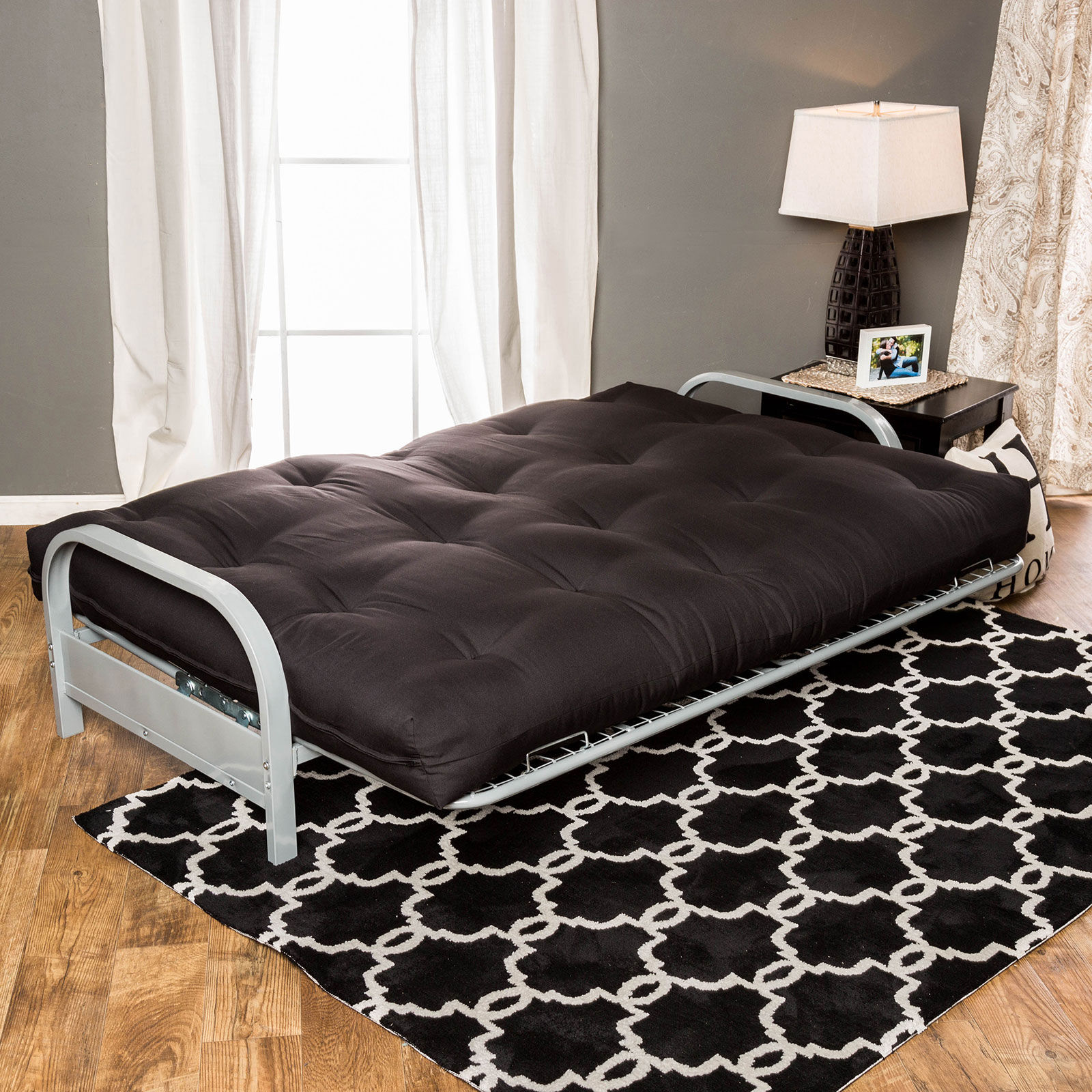 8" Black Futon Mattress KNOX