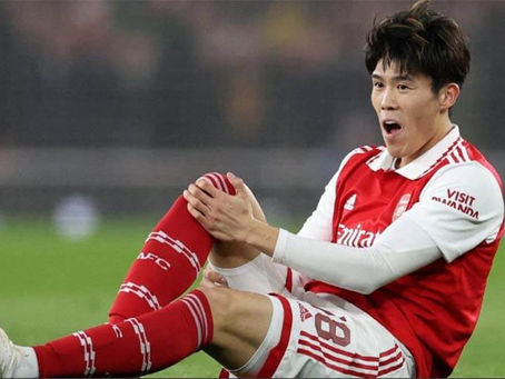 “อาร์เซนอล” คอนเฟิร์ม “โทมิยาสุ” ผ่าเข่าลุล่วง ปิดฉากฤดูกาลนี้แล้ว