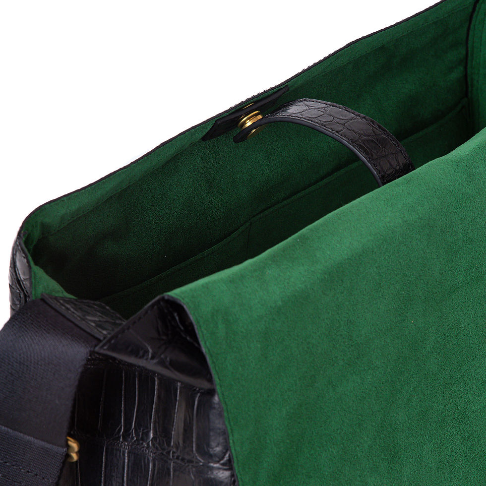 Thumbnail: Black messenger bag