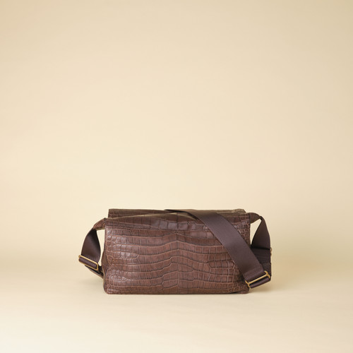 ブラウンレザー メッセンジャーバッグ メッセンジャーバッグ ブラウン | nasamica