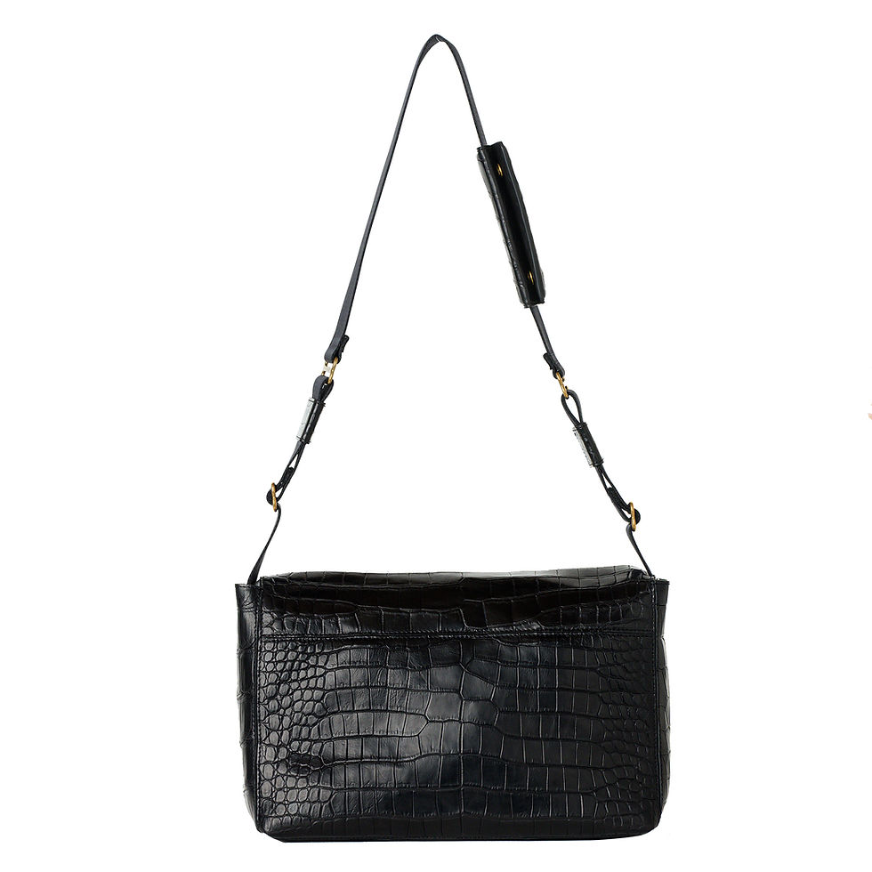 Thumbnail: Black messenger bag
