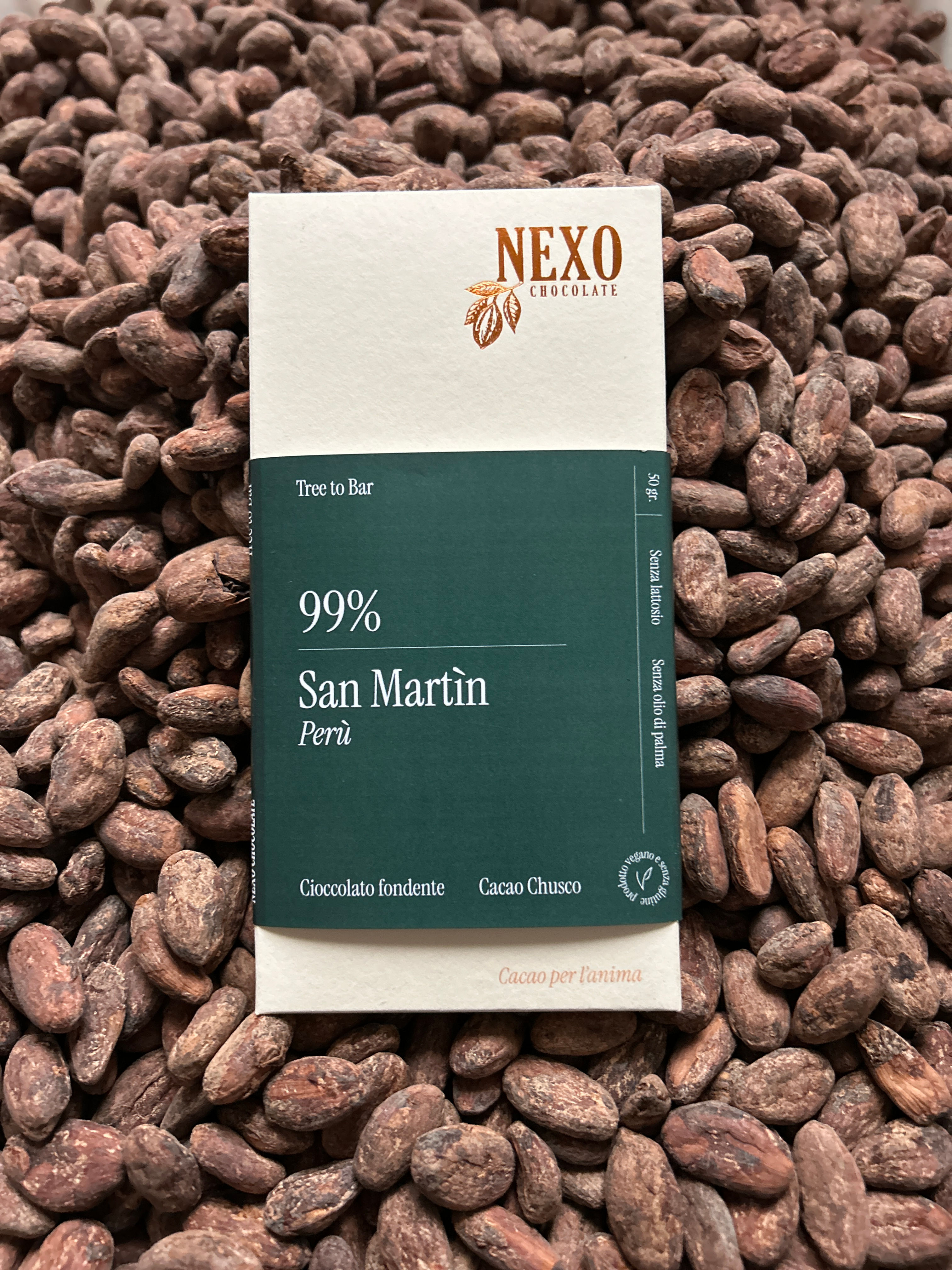 Tavoletta cioccolato 99%. Treetobar 