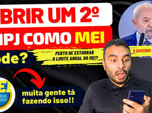 A imagem mostra um homem usando um celular, com uma mensagem em inglês que diz "ABRIR MÉI 29 NOVO CNPJ COM MEI". Há também um meme com texto em português que diz "MÉI 29 NOVO CNPJ COM MEI", e um meme com o texto "MÉI 29 NOVO CNPJ COM MEI" e uma imagem de um homem falando. Há também um meme com o texto "MÉI 29 NOVO CNPJ COM MEI" e uma imagem de um homem usando um celular. O fundo é preto, com o texto "ABRIR MÉI 29 NOVO CNPJ COM MEI" em branco.