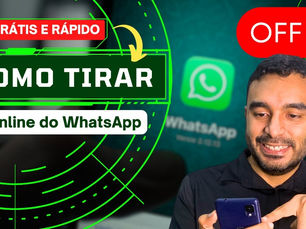 Imagem mostra um homem usando um celular para tirar uma selfie com o texto "Como Tirar" e um ícone de uma lâmpada. O fundo da imagem apresenta uma mensagem em inglês que diz "Grátis e Rápido". Há também um ícone de uma chave, indicando que a imagem pode ser relacionada a uma promoção ou oferta.