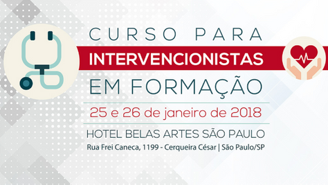 25 a 26 de janeiro de 2018 - Curso para Intervencionistas em Formação 2018