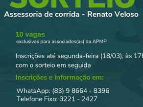 APMP sorteia 10 vagas para assessoria de corrida de rua