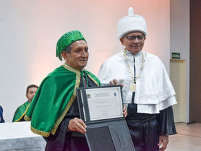 Emoção marca a entrega de título de Doutor Honoris Causa da UFPI ao neurocirurgião Benjamim Pessoa Vale