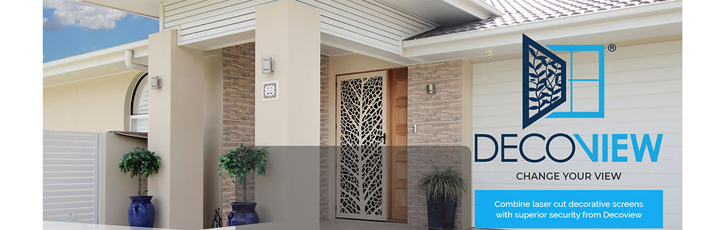 DECOVIEW | Decorative Laser Cut Security Screens | Chalmers Security Installations | Brisbane Installer