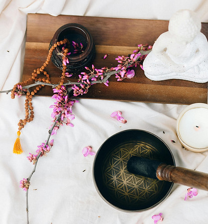 image or an alter with Buddha and