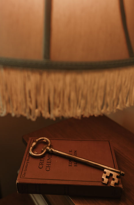 book with a key