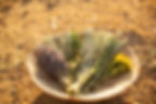 background image of a basket with herbs