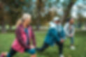 yoga in the park